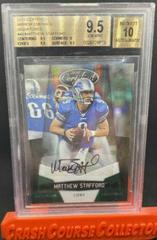Matthew Stafford [Mirror Emerald Autograph] Football Cards 2010 Panini Certified Prices