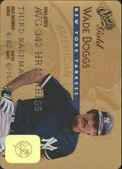 Wade Boggs [Gold] #46 Baseball Cards 1995 Studio Prices