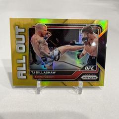 TJ Dillashaw [Gold] Ufc Cards 2023 Panini Prizm UFC All Out Prices