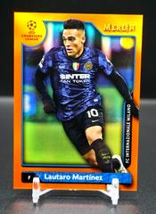 Lautaro Martinez [Orange] Soccer Cards 2021 Topps Merlin Chrome UEFA Prices