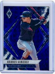 Andres Gimenez [Blue Velocity] #3 Baseball Cards 2021 Panini Chronicles Phoenix Prices