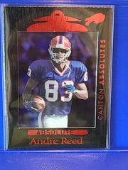Andre Reed #112 Football Cards 1999 Playoff Absolute Prices