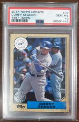 Corey Seager #39 Baseball Cards 2017 Topps Update 1987 Prices