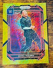 Akira Tozawa [Gold Shimmer] #129 Wrestling Cards 2023 Panini Prizm WWE Prices