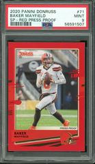 Baker Mayfield [SP Red Press Proof] Football Cards 2020 Panini Donruss Prices