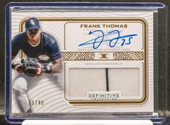 Frank Thomas #DCA-FT Baseball Cards 2023 Topps Definitive Autograph Collection Prices