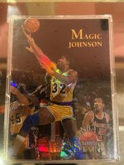 Magic Johnson [Finest Refractor] Basketball Cards 1996 Topps Stars Prices