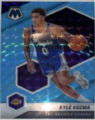 Kyle Kuzma [Blue Fluorescent] Basketball Cards 2020 Panini Mosaic Prices