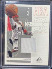 Allen Iverson Jersey #71 Basketball Cards 2002 SP Game Used Prices