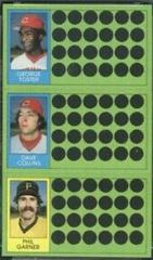 Collins, Foster, Garner Baseball Cards 1981 Topps Scratch Offs Prices