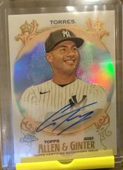 Gleyber Torres #AGA-GT Baseball Cards 2021 Topps Allen & Ginter Chrome Autographs Prices