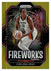 Chelsea Gray [Gold] #4 Basketball Cards 2023 Panini Prizm WNBA Fireworks Prices