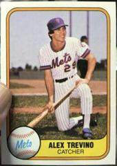 Alex Trevino #318 Baseball Cards 1981 Fleer Prices