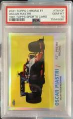 Oscar Piastri #T61-OP Racing Cards 2021 Topps Chrome Formula 1 1961 Sports Cars Prices