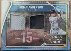Brian Anderson #TTT2-BA Baseball Cards 2022 Panini Absolute Tools of the Trade 2 Swatch Prices