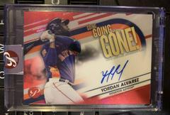 Yordan Alvarez [Red] #GA-YA Baseball Cards 2023 Topps Pristine Going Gone Autographs Prices