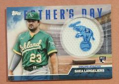 Shea Langeliers [Blue] Baseball Cards 2023 Topps Father’s Day Commemorative Team Patch Prices