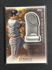 Cal Ripken Jr. Baseball Cards 2023 Topps Update Commemorative World Series Trophy Medallion Prices