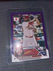 Alec Burleson [Purple] #96 Baseball Cards 2023 Topps Japan Edition Prices