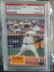 Greg Maddux #17 Baseball Cards 1997 Topps Stars Prices