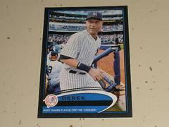 Derek Jeter [Black] #641 Baseball Cards 2012 Topps Prices