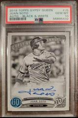 Juan Soto [Black & White] #GQA-JS Baseball Cards 2019 Topps Gypsy Queen Autographs Prices