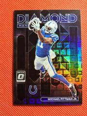 Michael Pittman Jr. [Black Pandora] #DH-13 Football Cards 2022 Panini Donruss Optic Diamond Hands Prices