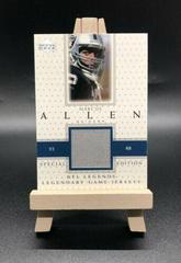 Marcus Allen #LJ-MA Football Cards 2000 Upper Deck Legends Legendary Jerseys Prices