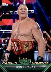 Brock Lesnar #CM-13 Wrestling Cards 2019 Topps WWE Money in the Bank Cash In Moments Prices