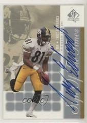 Troy Edwards Football Cards 2000 SP Authentic Sign of the Times Prices