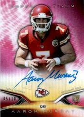 Aaron Murray [Pink Refractor] #65 Football Cards 2014 Topps Platinum Rookie Autograph Prices