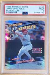 Juan Gonzalez [Refractor] Baseball Cards 1999 Topps Chrome Prices