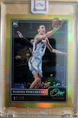 Aleksej Pokusevski [Gold] Basketball Cards 2020 Panini One and One Prices
