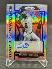 Shawn Goosenberg [Autograph Silver Prizm] #DS-SG Baseball Cards 2021 Panini Prizm Draft Picks Standouts Prices