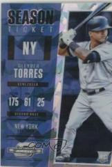 Gleyber Torres [Blue Ice] #10 Baseball Cards 2018 Panini Chronicles Contenders Optic Prices
