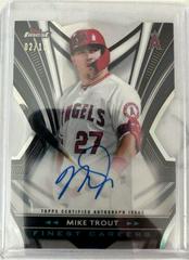 Mike Trout #FCIA-10 Baseball Cards 2021 Topps Finest Career Die Cut Autographs Prices