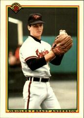 Brady Anderson #258 Baseball Cards 1990 Bowman Tiffany Prices