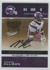 Aundrae Allison [Autograph] #111 Football Cards 2007 Playoff Contenders Prices