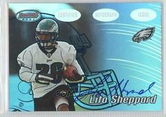 Lito Sheppard [Autograph Blue] Football Cards 2002 Bowman's Best Prices