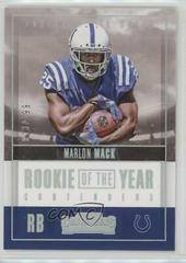 Marlon Mack [Silver] Football Cards 2017 Panini Contenders Rookie of the Year Prices