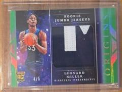 Leonard Miller #32 Basketball Cards 2023 Panini Origins Rookie Jumbo Jersey Prices