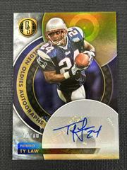 Ty Law [White Gold] #GO-TL Football Cards 2023 Panini Gold Standard Golden Oldies Autographs Prices