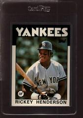 Rickey Henderson Baseball Cards 1986 Topps Tiffany Prices