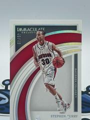 Stephen Curry #1 Basketball Cards 2022 Panini Immaculate Collection Collegiate Prices