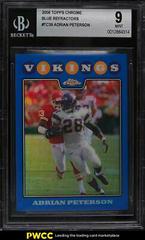Adrian Peterson [Blue Refractor] #TC39 Football Cards 2008 Topps Chrome Prices