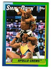 Apollo Crews [Green] #48 Wrestling Cards 2021 Topps Heritage WWE Prices
