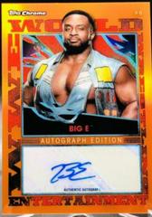 Big E [Orange Refractor] Wrestling Cards 2021 Topps Chrome WWE Autographs Prices