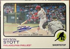 Bryson Stott Baseball Cards 2022 Topps Heritage Real One Autographs Prices