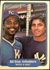 All-Star Infielders [White & Dent] #629 Baseball Cards 1982 Fleer Prices