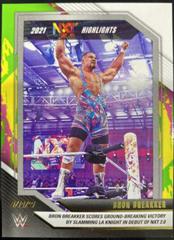 Bron Breakker [Gold] Wrestling Cards 2022 Panini NXT WWE 2021 Highlights Prices